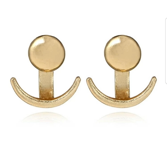 *Prescilla* Round Swing Stud Earring - Picture 2 of 5